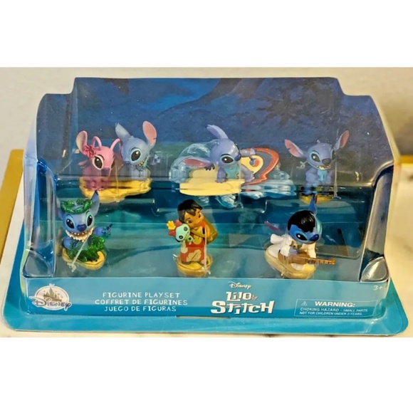 NIB LILO & STITCH Collectible Figures Toy Playset Disney Parks - Picture 2 of 8